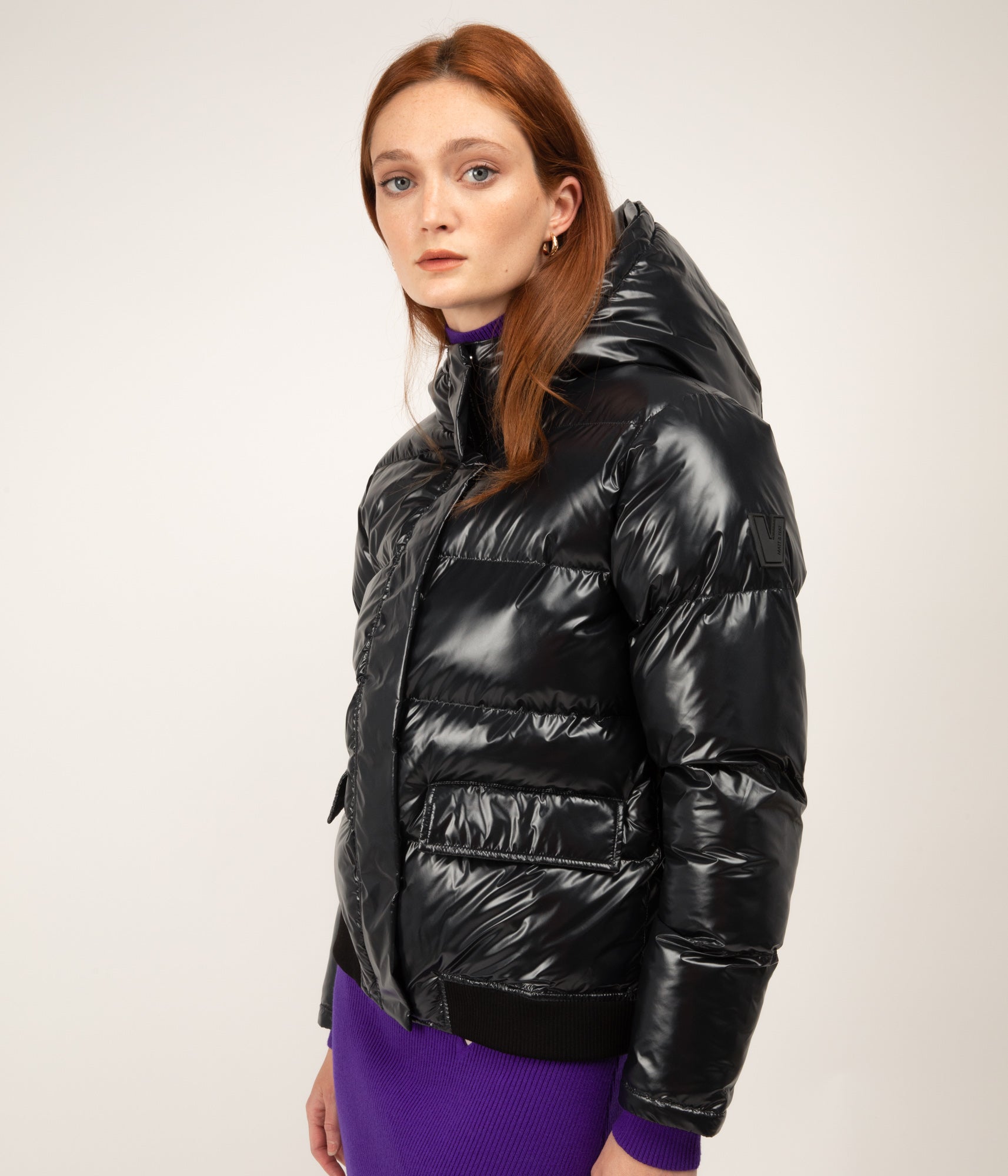 Matt & Nat Kaan Pufferjacke Schwarz Damen S