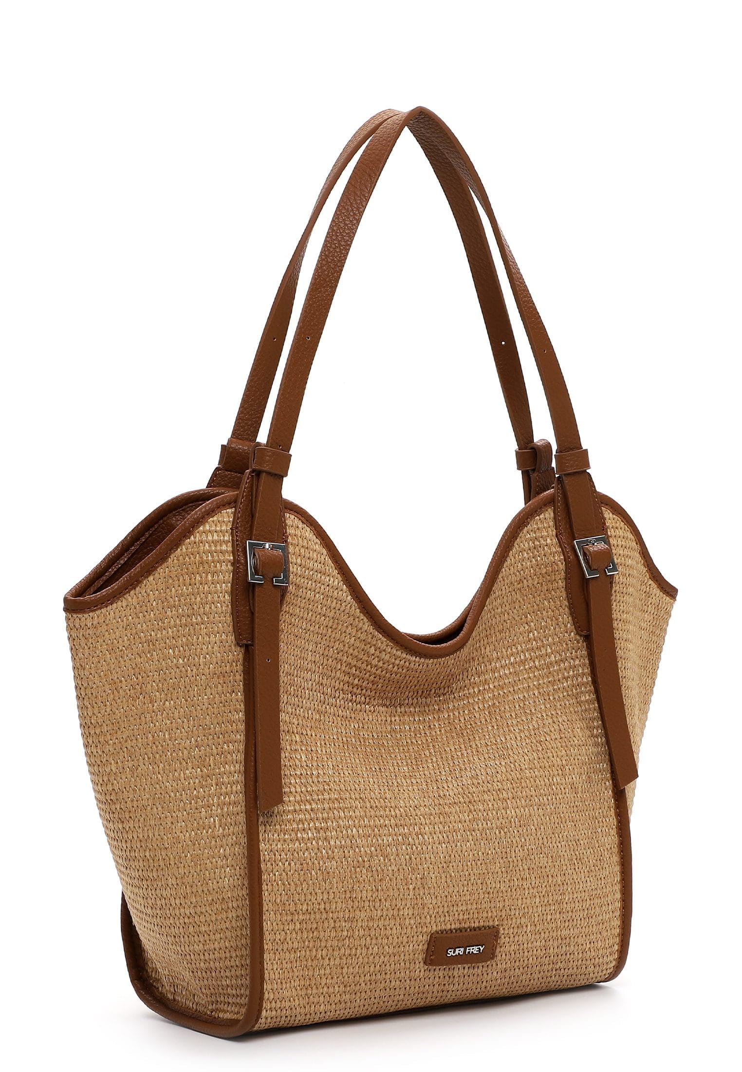 SURI FREY Cady Cityshopper Shopper Sand gewebt
