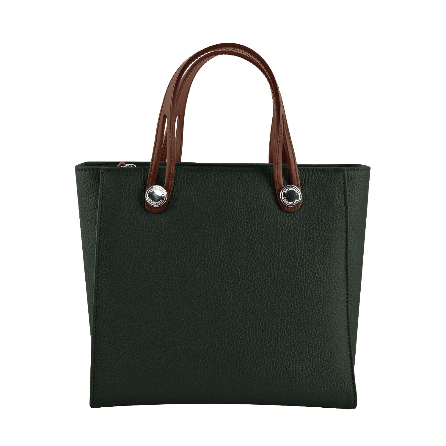Lamarthe Fidèle Handtasche Grün Vollleder
