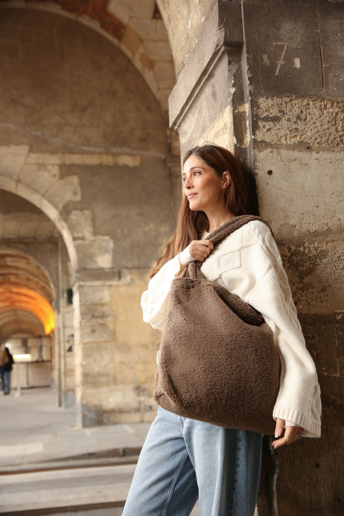 Studio Noos Teddy Mom Bag Shopper Braun Teddy
