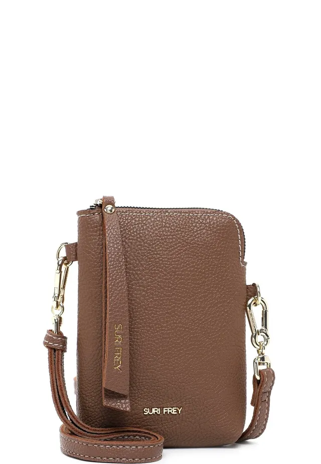 SURI FREY Ketty Phone Bag Handytasche Darktaupe