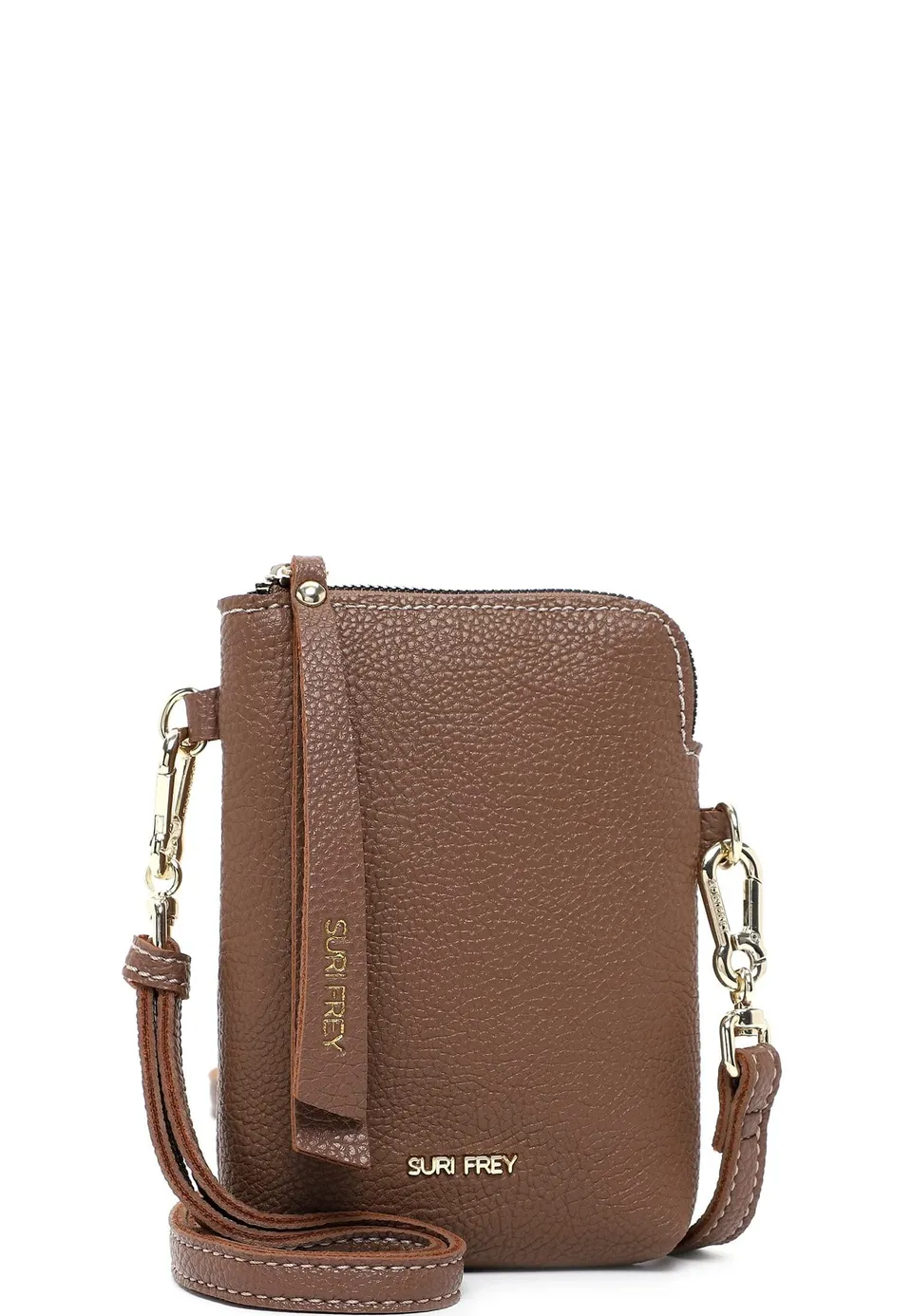 SURI FREY Ketty Phone Bag Handytasche Darktaupe