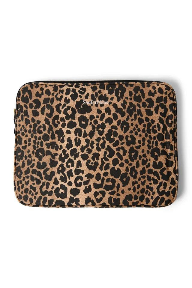 Studio Noos Cotton Laptop Hülle 15 Zoll Brown Leopard