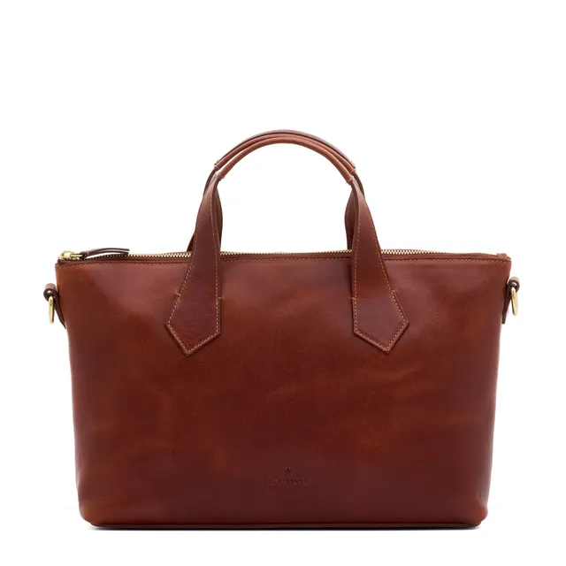 Il Bisonte Le Laudi Handtasche Sepia Vollleder