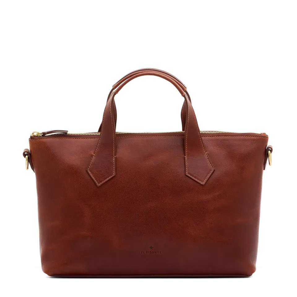 Il Bisonte Le Laudi Handtasche Sepia Vollleder