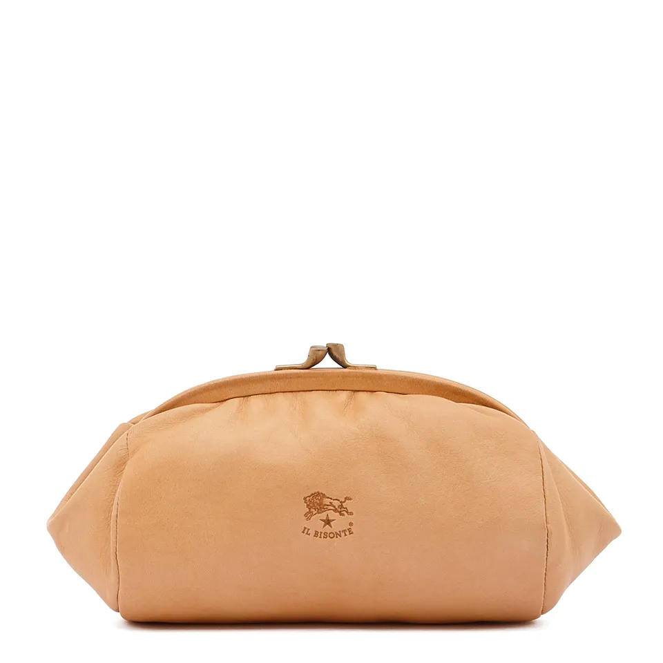 Il Bisonte Beauty-Case Kosmetiktasche natur Vollleder