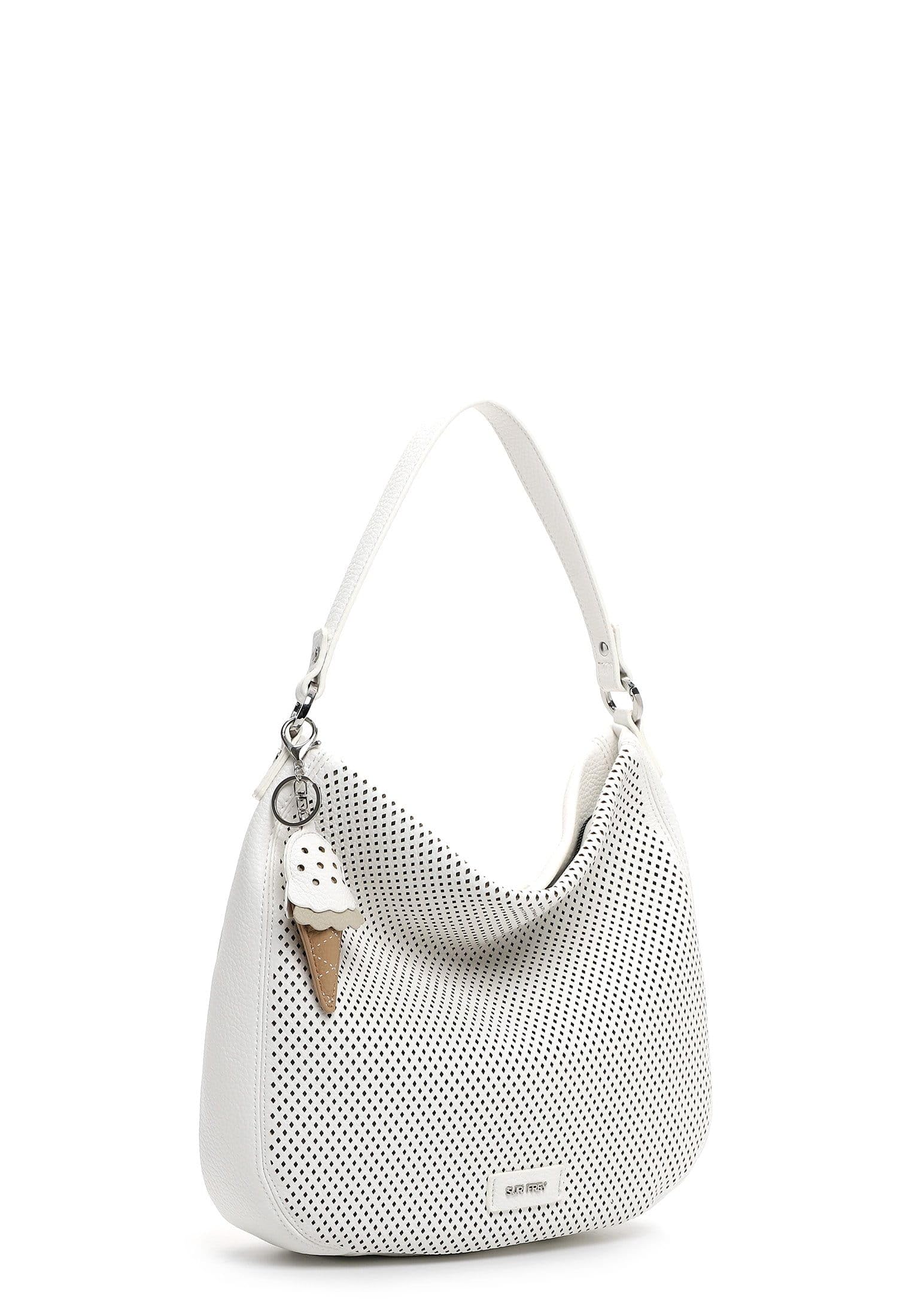 SURI FREY Cilly Bucket Bag L Schultertasche White weiß
