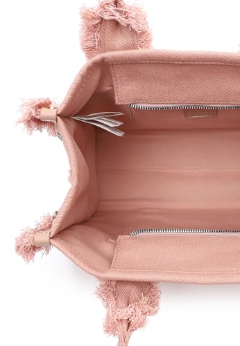 SURI FREY Kally Cityshopper Shopper Rose Denim-Optik