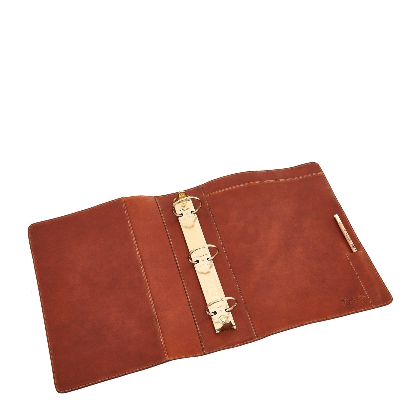 Il Bisonte Drehbuchmappe Leder seppia 3-Ringe