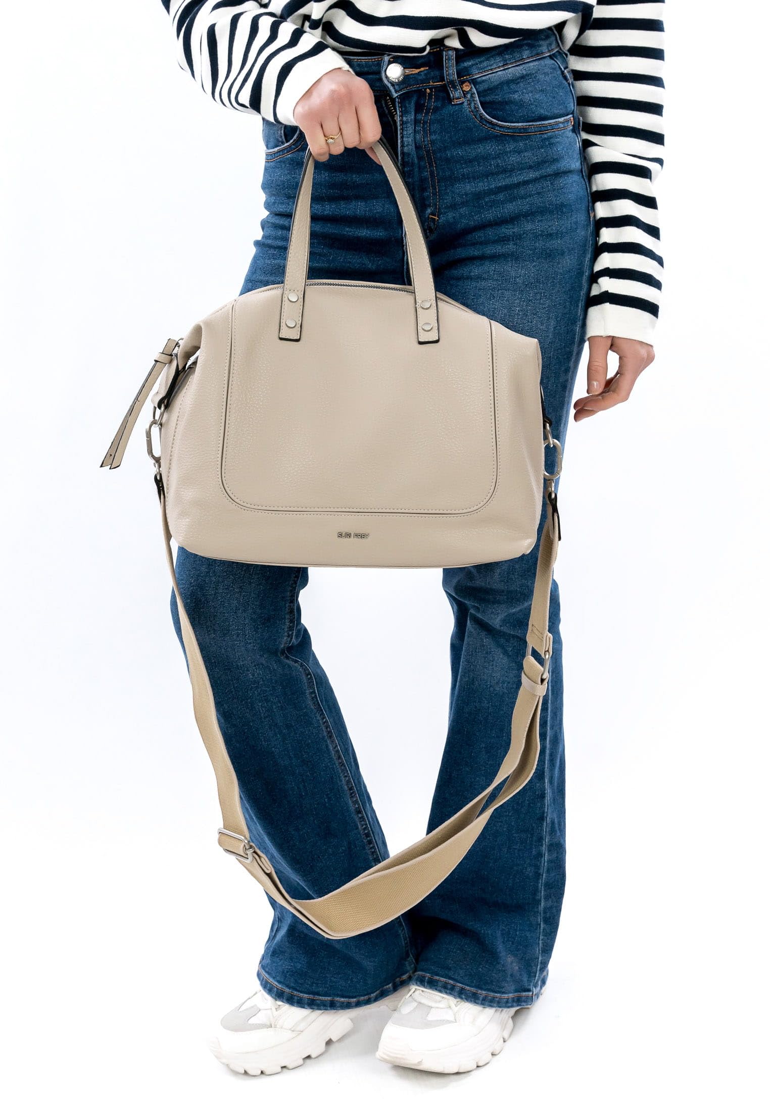 SURI FREY Kimberly Cityshopper M Shopper Beige groß