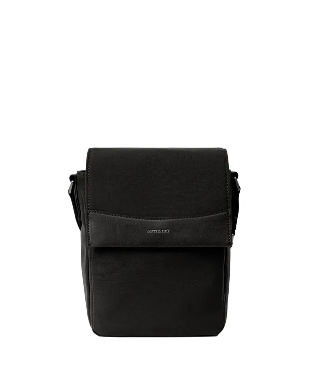 Matt & Nat Canvas Egon Messenger Schwarz recycelt