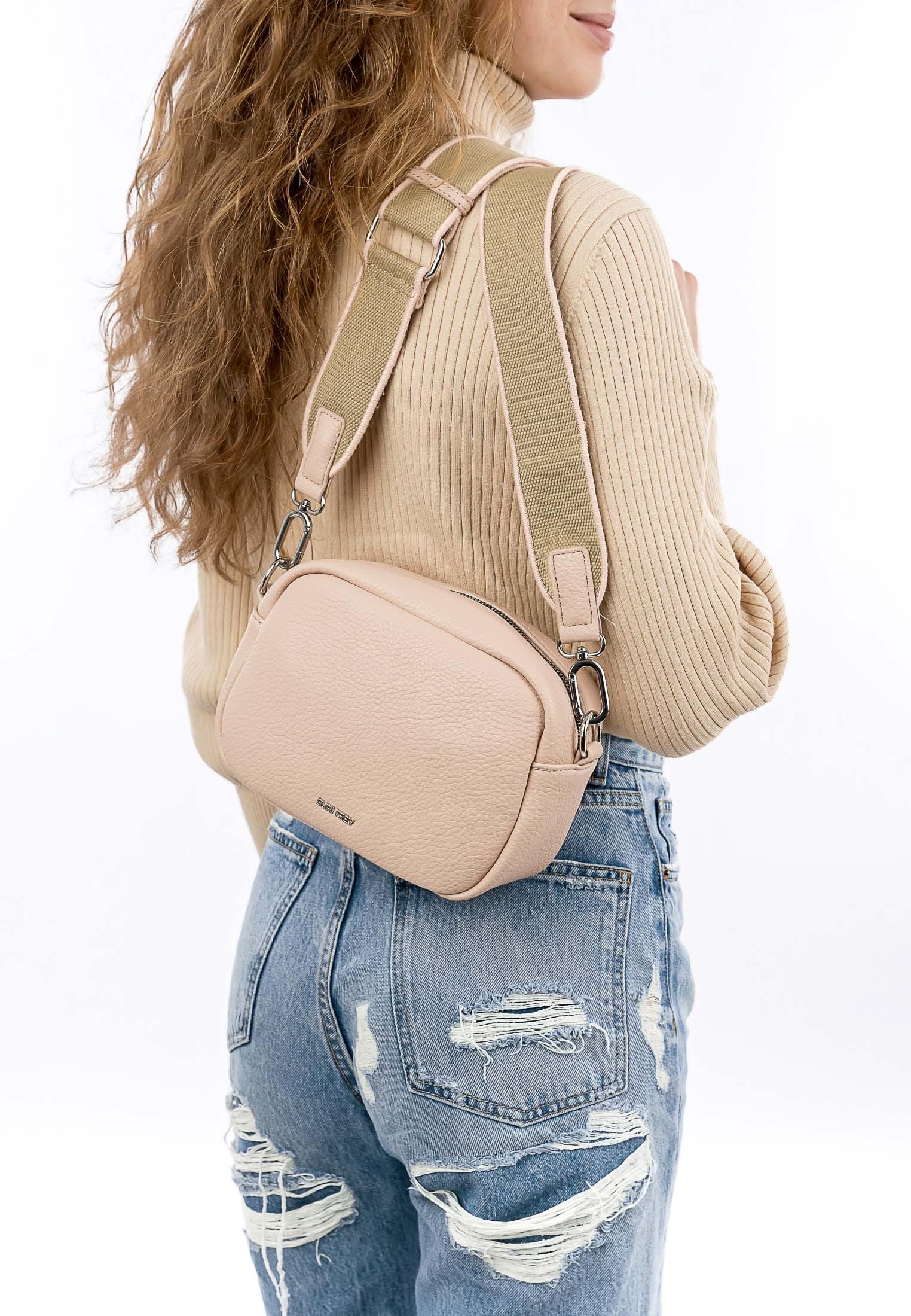 SURI FREY Hanny Shoulderbag with Zipper Pink Salt rosa