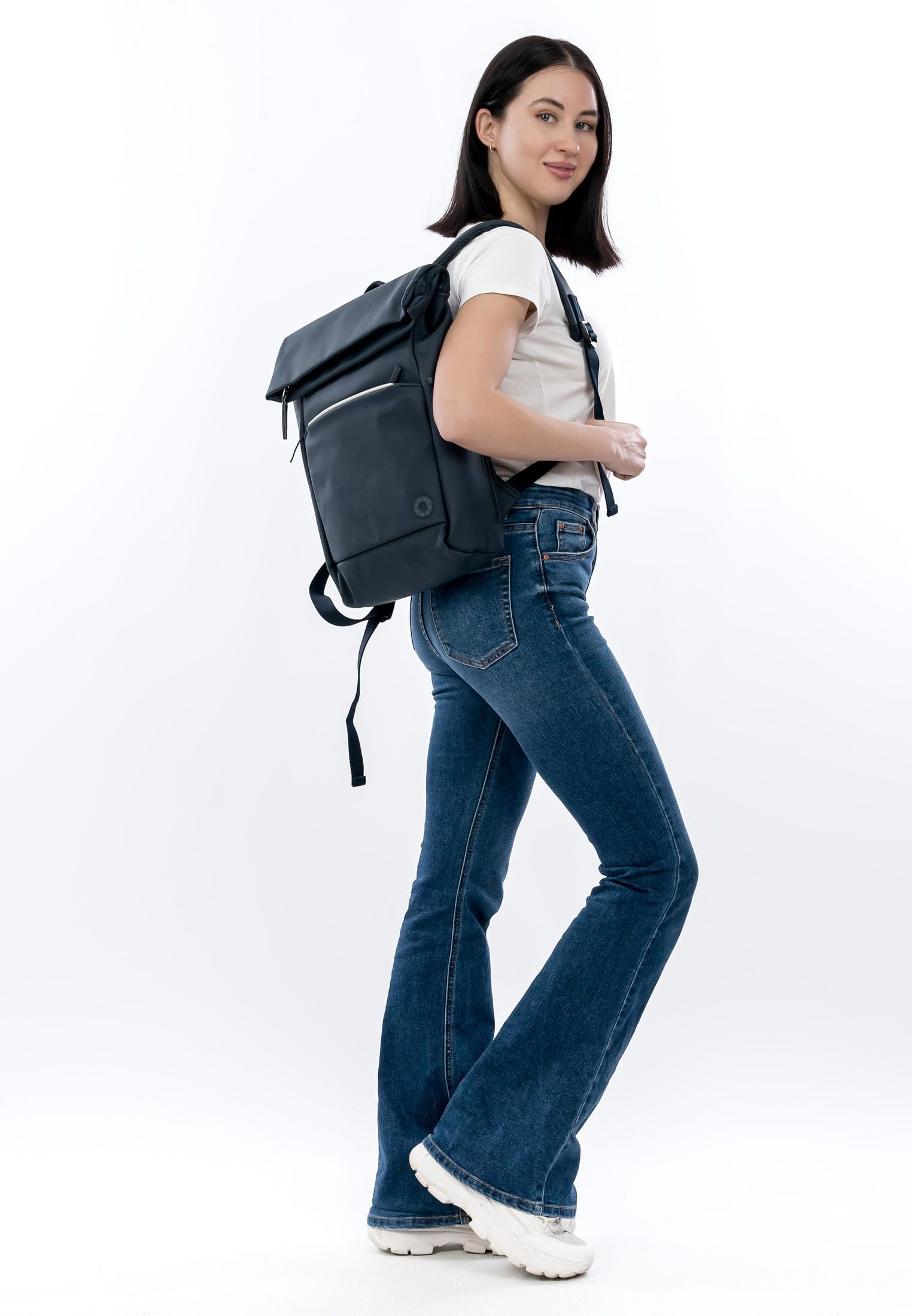 SURI FREY Besty City Rucksack L Blau Laptop