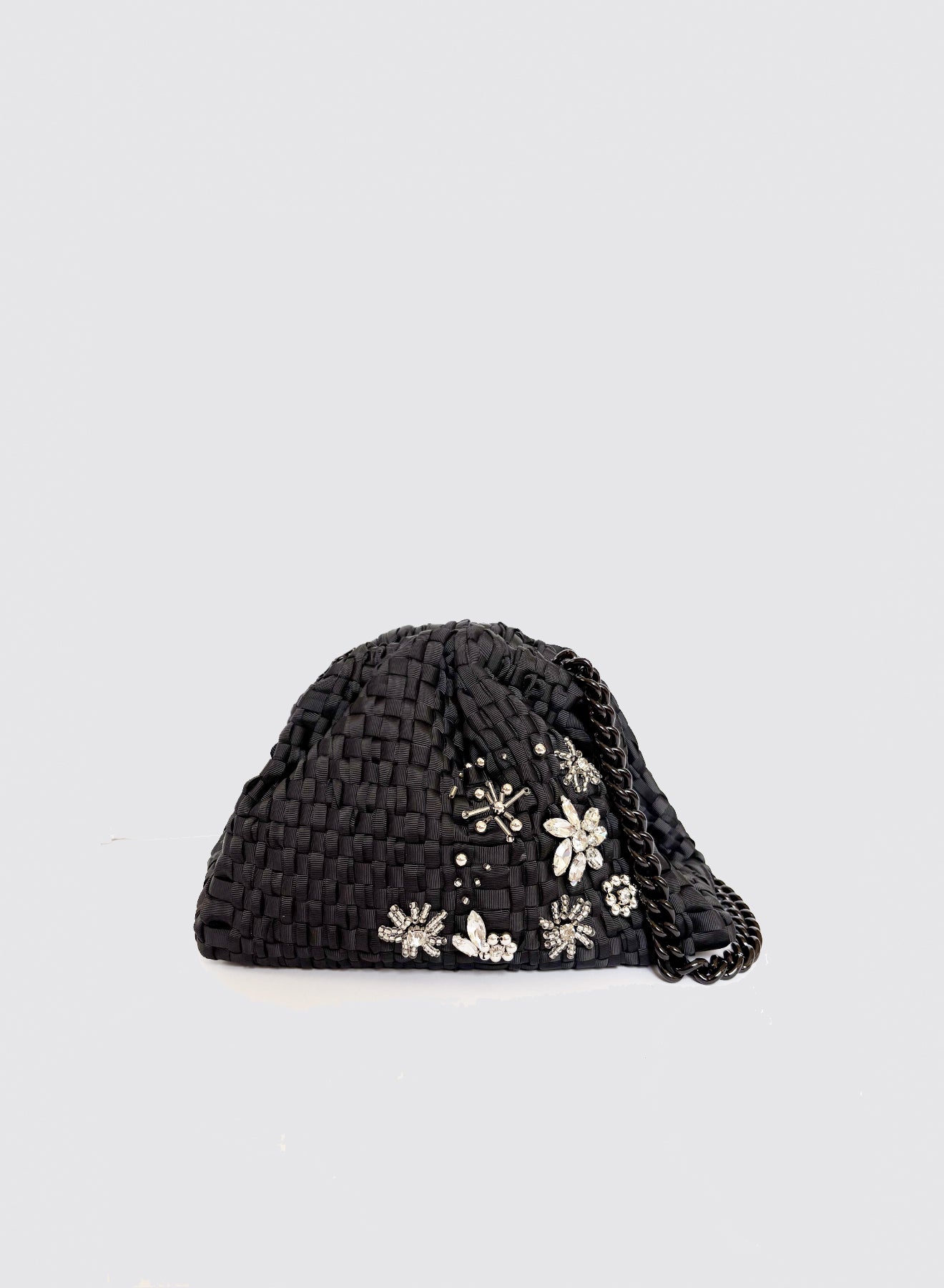 Maria la Rosa Precious WBS25.4 Mini Clutch Ghiaccio