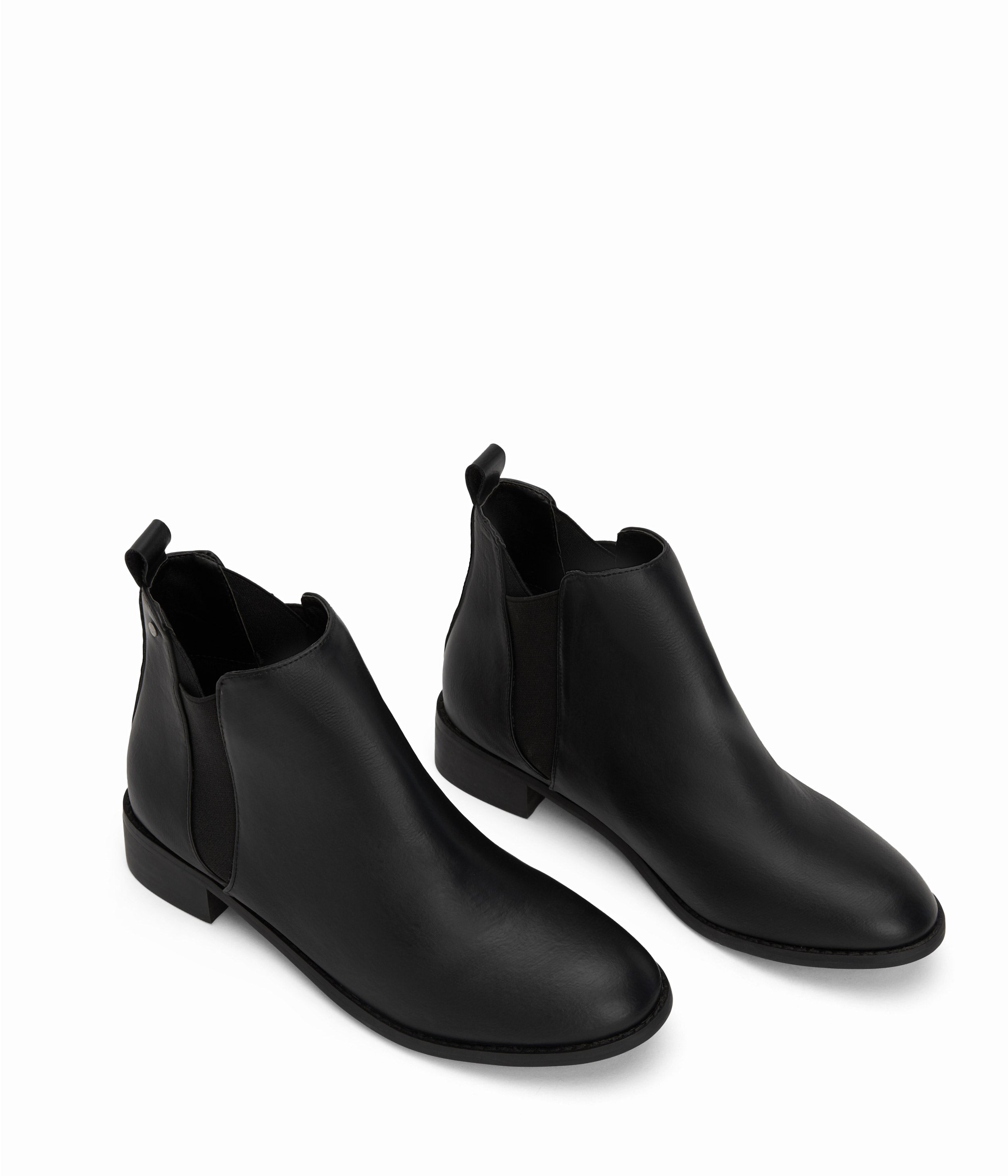 Matt & Nat JOLIETTE Stiefel Schwarz vegane Damen-Boots flach