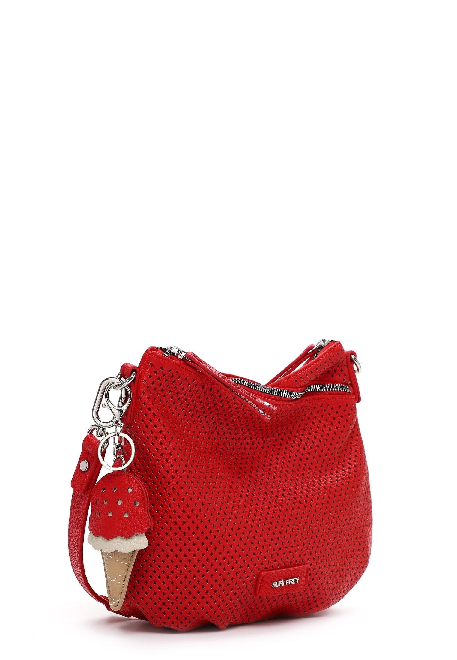 SURI FREY Cilly Crossover Bag Umhängetasche rot 2-Fach