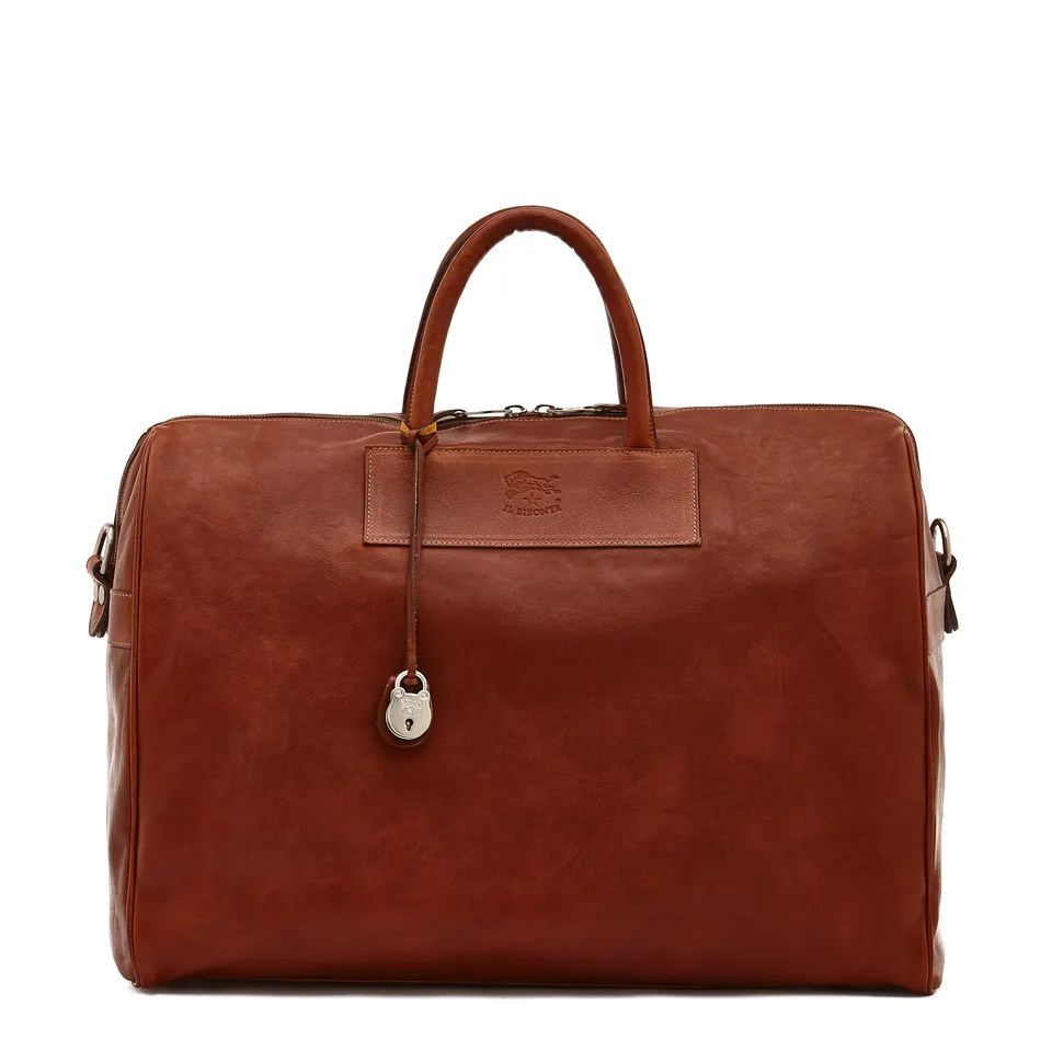 Il Bisonte Lorenzo Reisetasche Sepia Vollleder