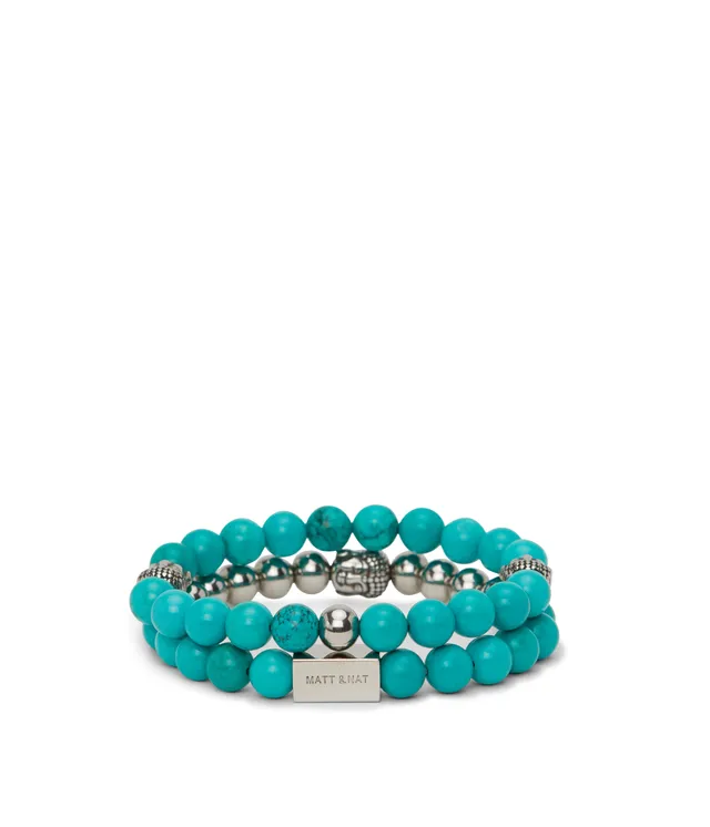 Matt & Nat Healing Armband Set Türkis 2er