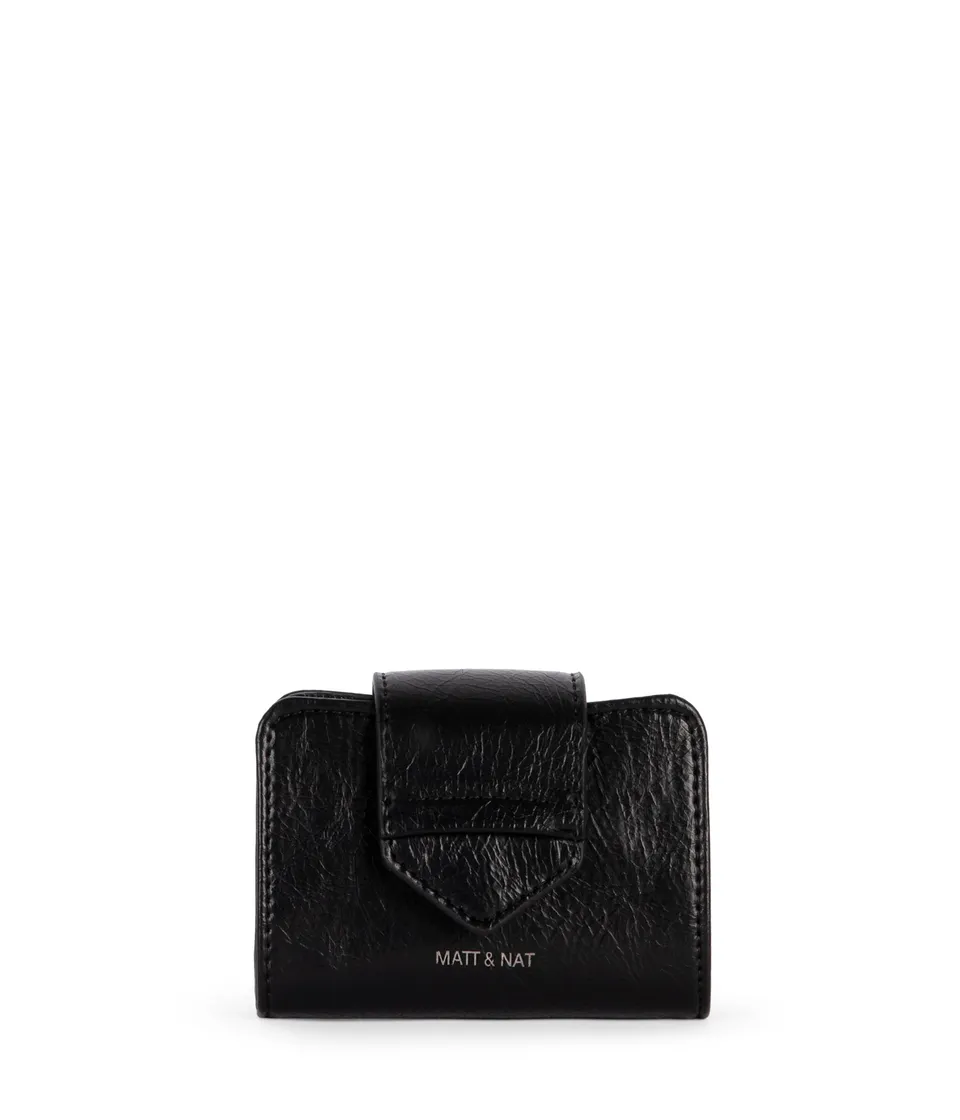 Matt & Nat Thea SM Geldbörse schwarz klein vegan