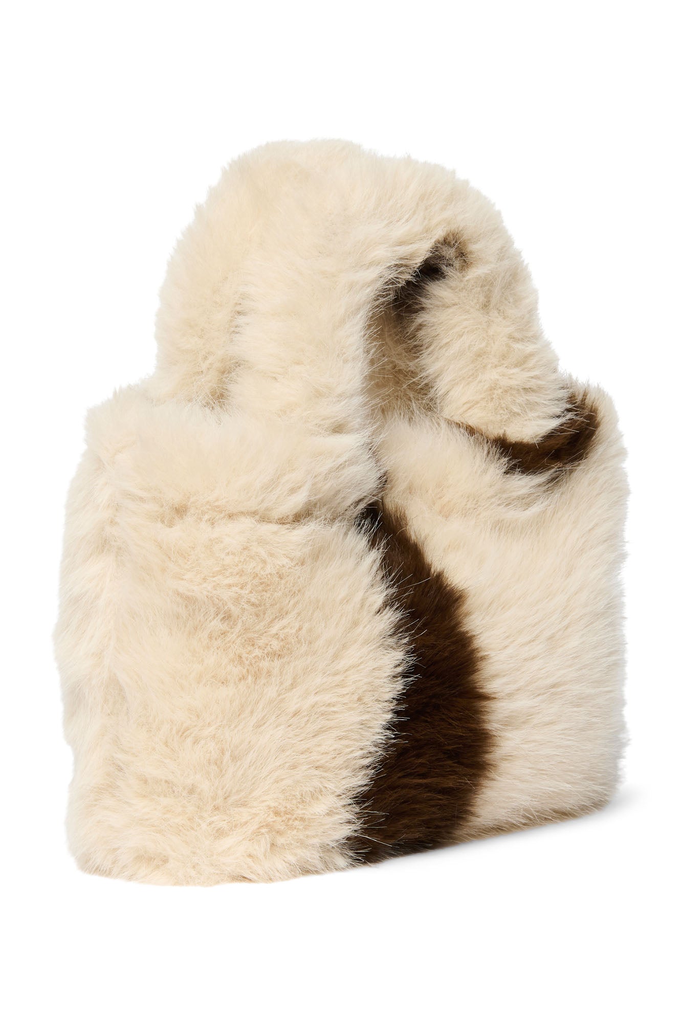 Studio Noos Mini Holy Cow Handtasche Kunstfell Braun