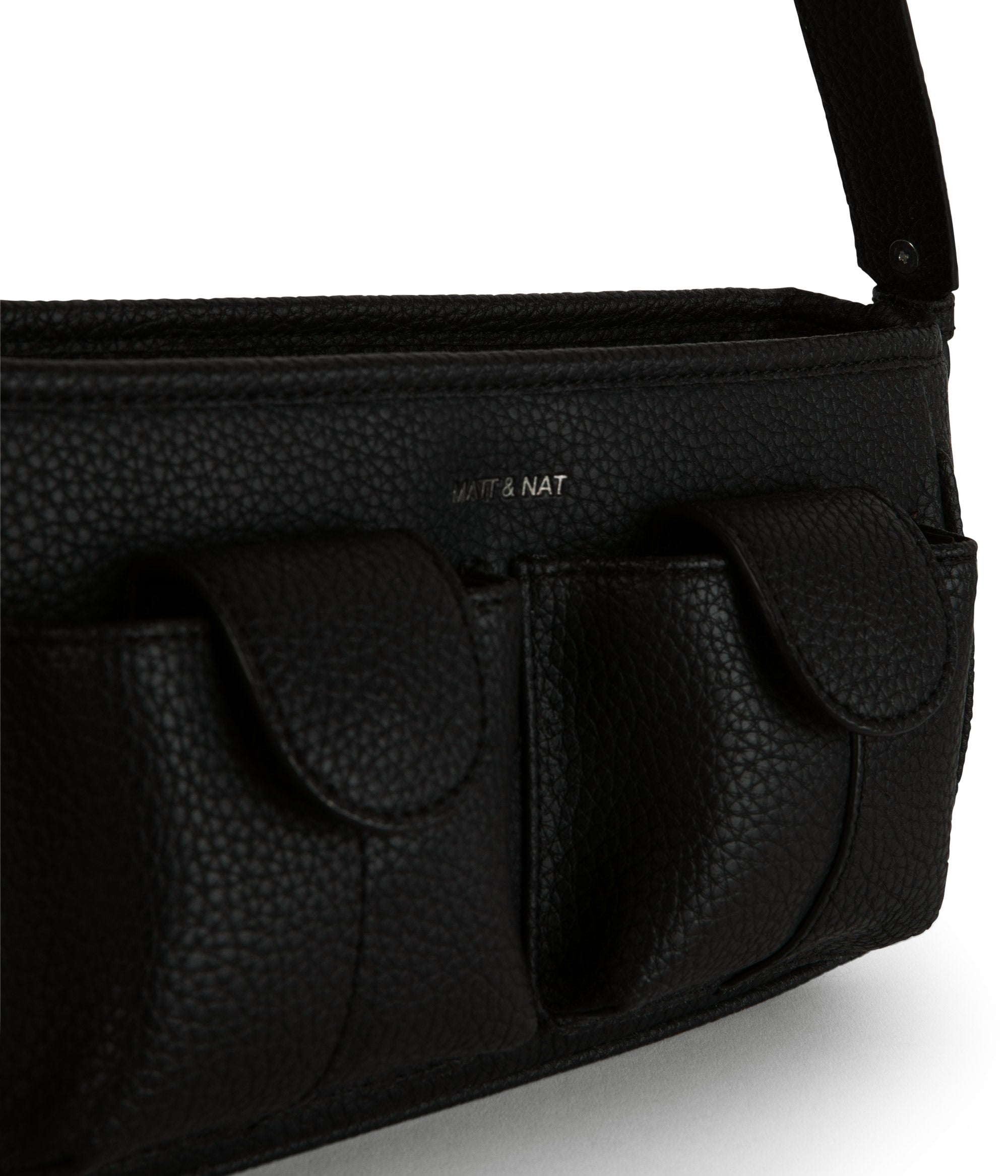 Matt & Nat NOON Purity Umhängetasche Schwarz vegan