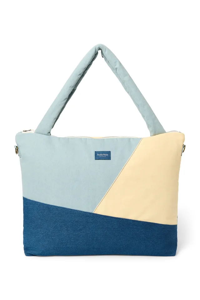 Studio Noos Patchwork Wickeltasche Denim