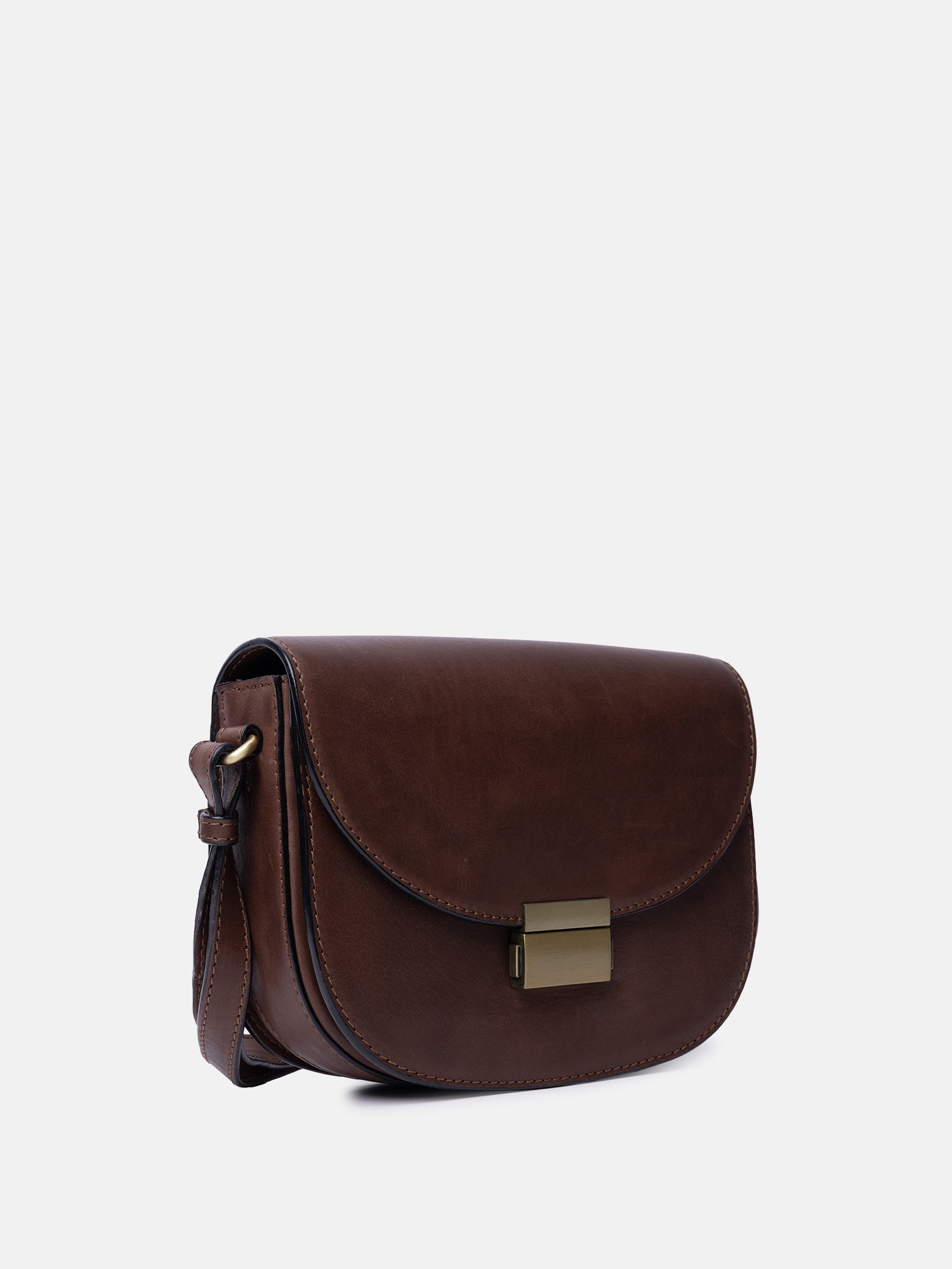 RE:DESIGNED Sivja 6673 Umhängetasche Braun Leder