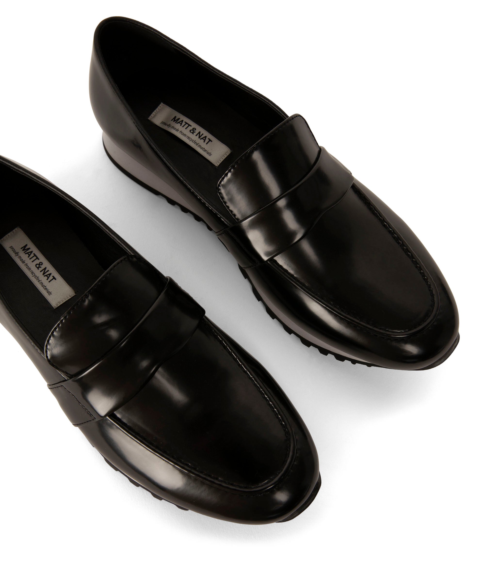 Matt & Nat Milo Loafer Herren Schwarz 43 Slipper vegan