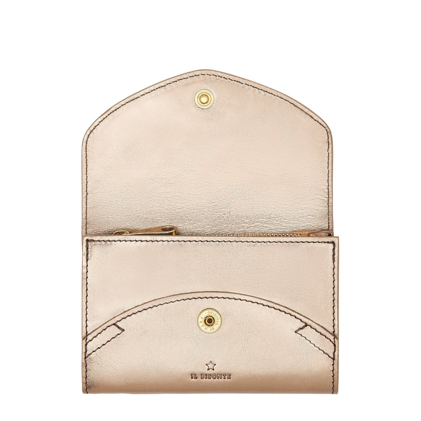 Il Bisonte Esperia Portemonnaie Leder bronze
