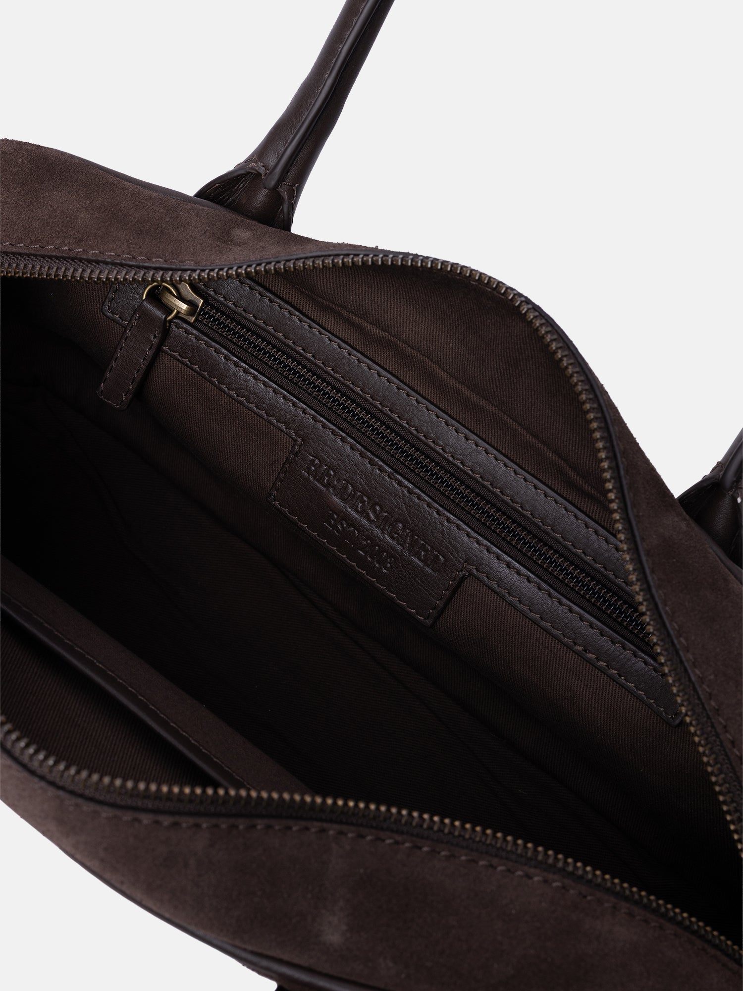 RE:DESIGNED Solin Small Handtasche Braun Vollleder