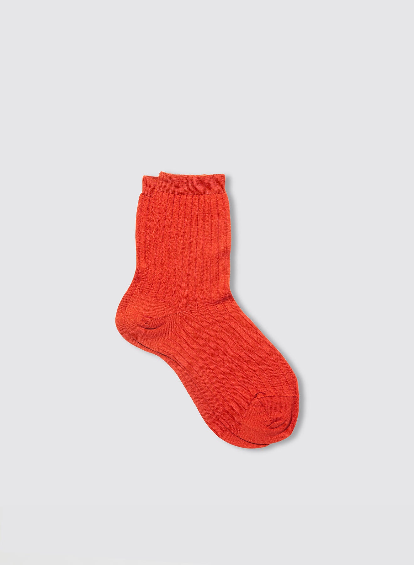 Maria la Rosa WQ023UN2199 Socken Rot Wolle