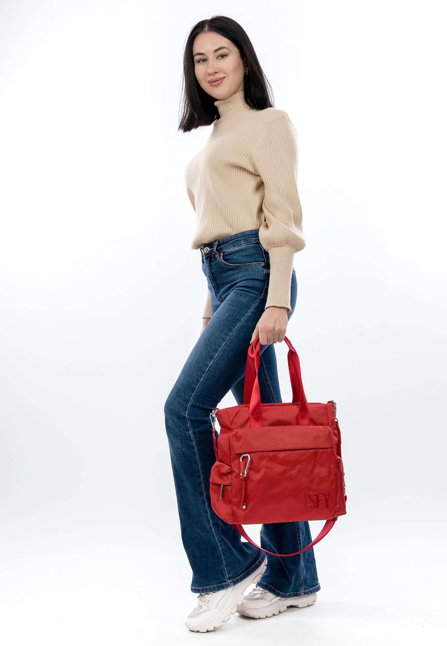 SURI FREY Suri Sports Marry Shopper Schultertasche Lightred Rot