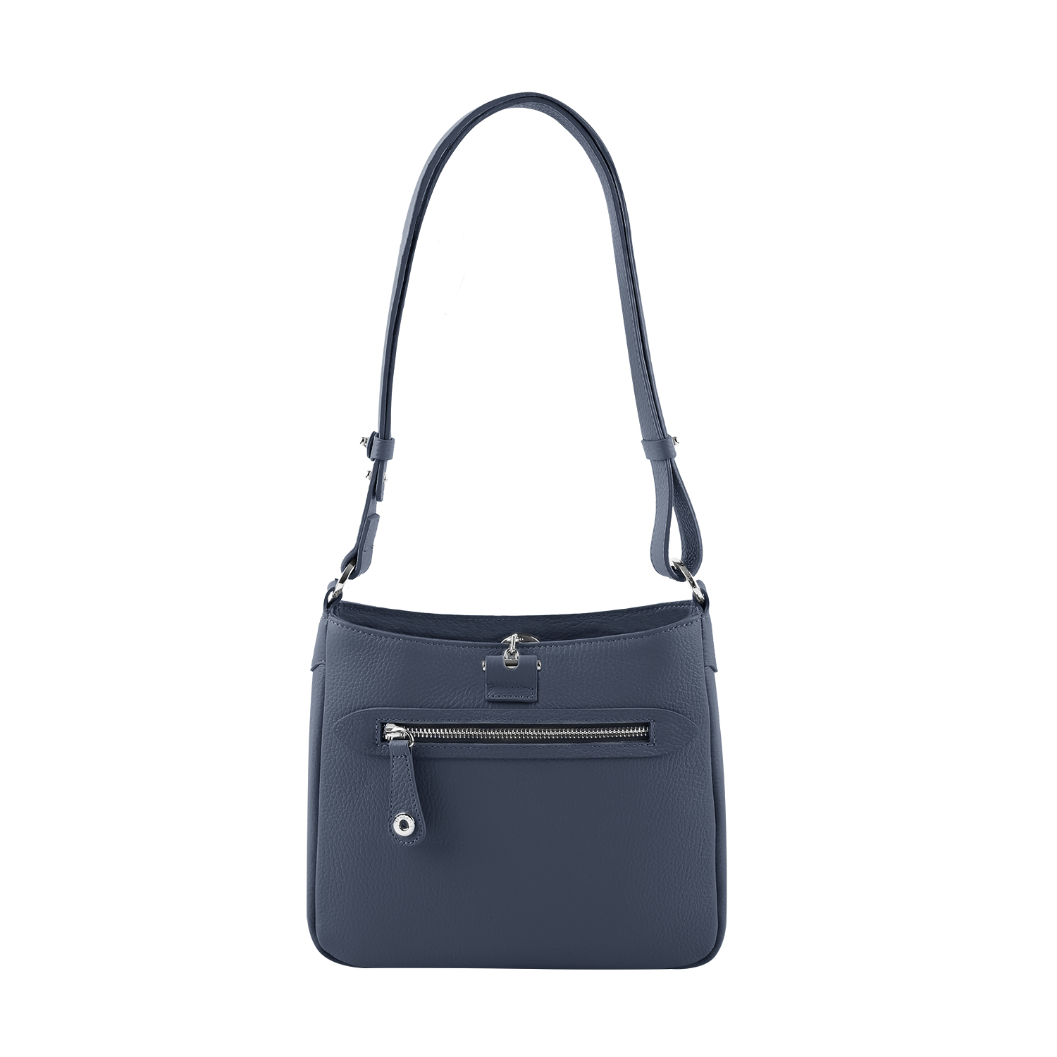 Lamarthe Paris Umhängetasche Navy Vollleder