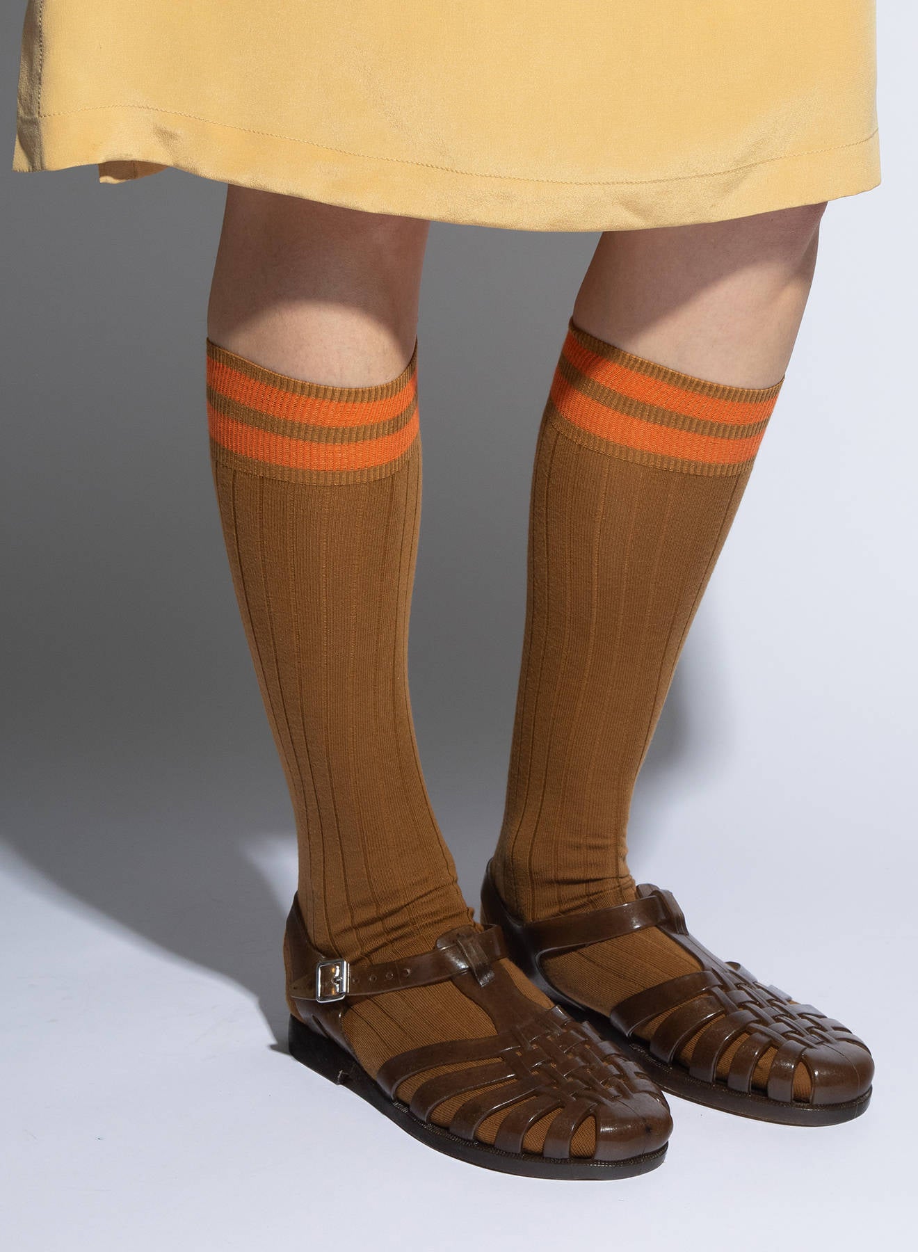 Maria la Rosa Funky Socken Baumwolle Nude
