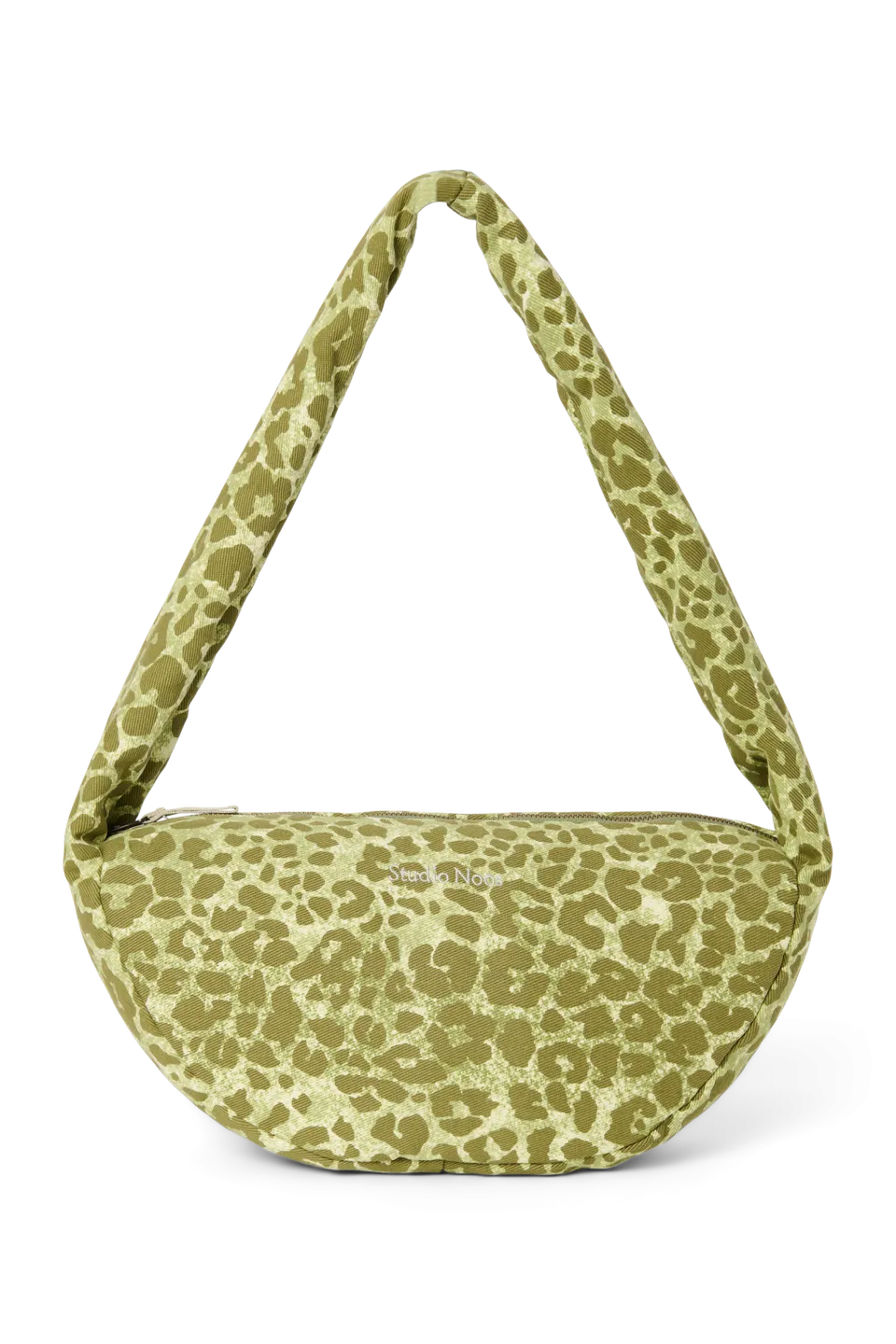 Studio Noos Cotton Mini Umhängetasche Green Leopard