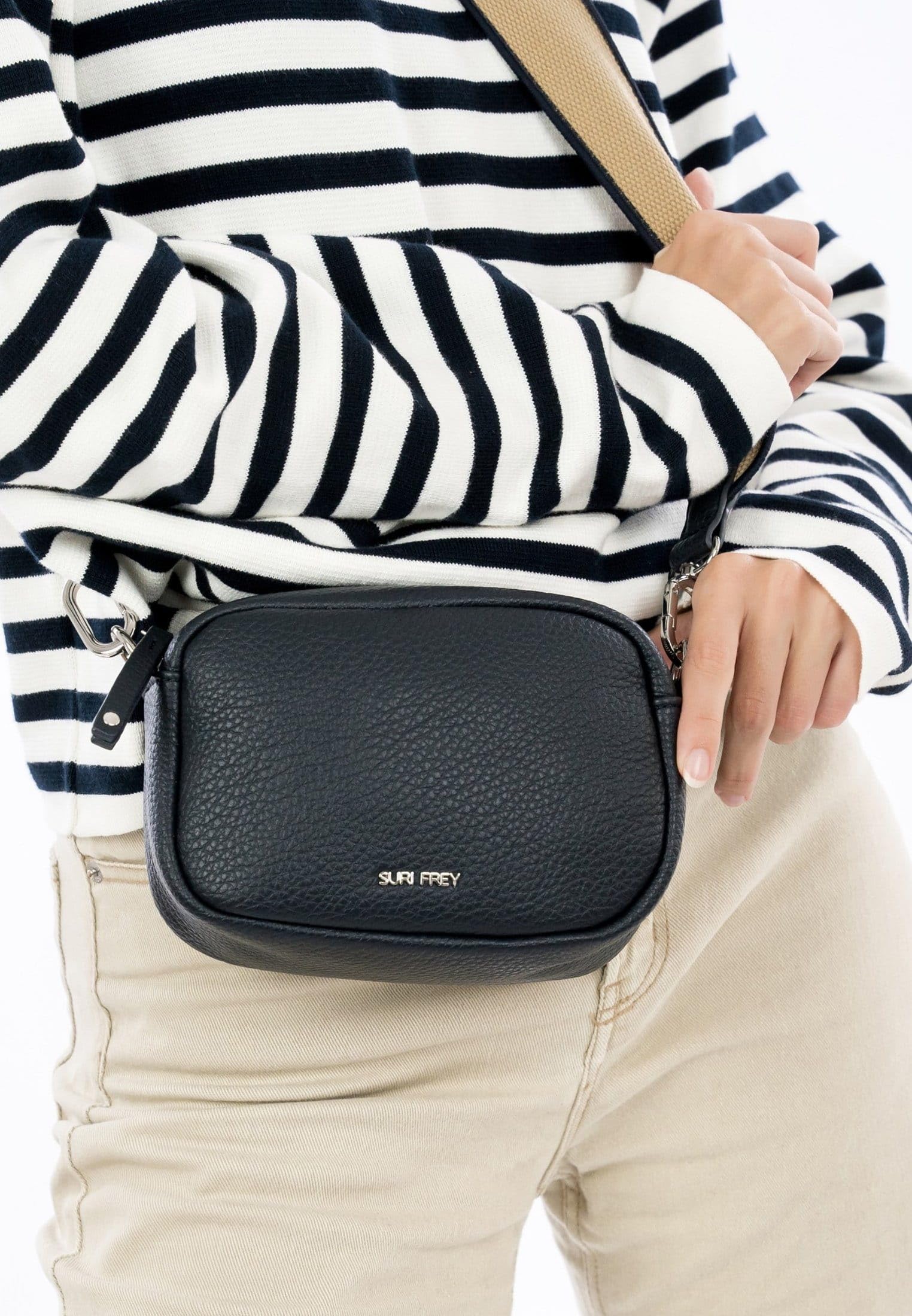 SURI FREY Hanny Crossbody Umhängetasche Blau klein