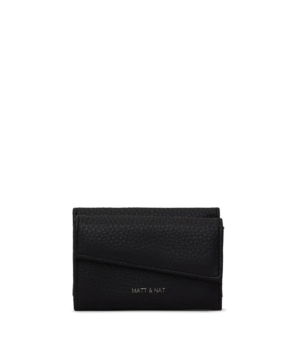 Matt & Nat Tani Mini-Geldbörse vegan schwarz