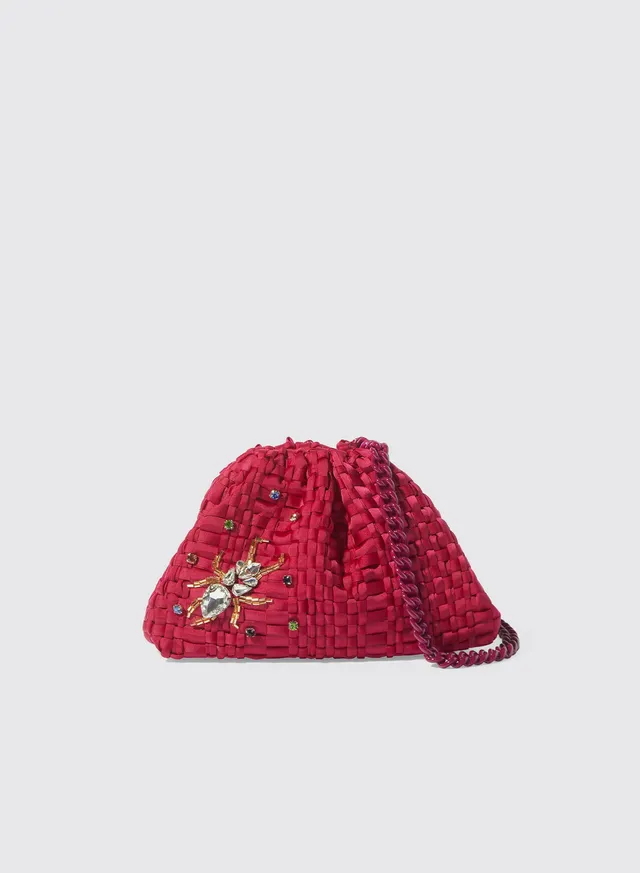 Maria la Rosa Scarabea WBS26.02.1 Mini Clutch Magenta