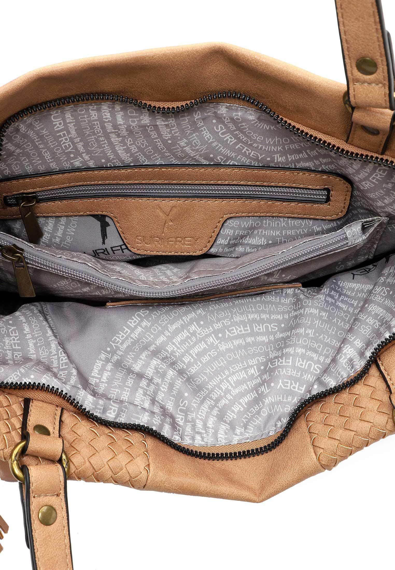SURI FREY Bly Shopper Umhängetasche Sand
