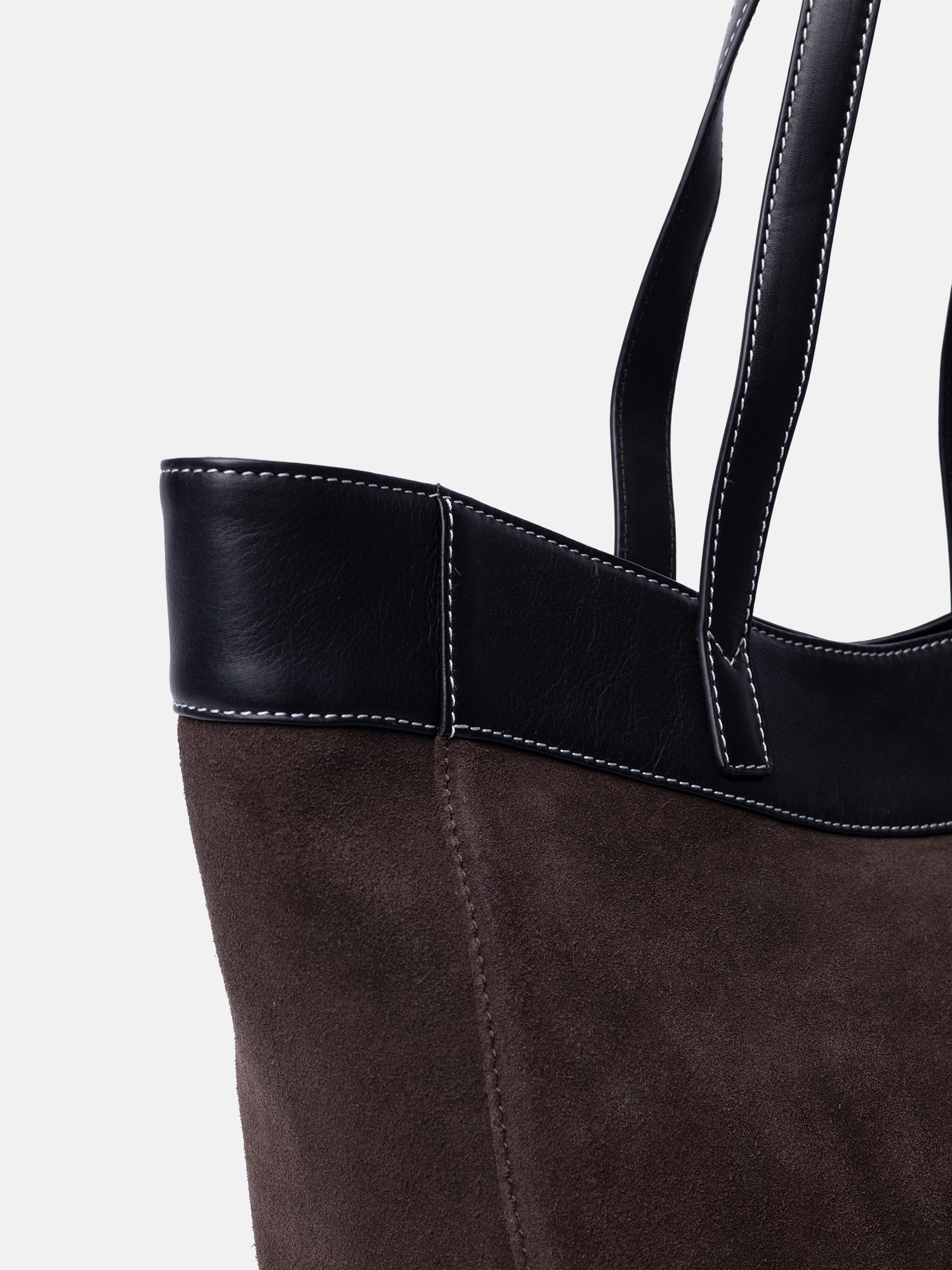 RE:DESIGNED Sol Big 6668 Handtasche Braun Vollleder