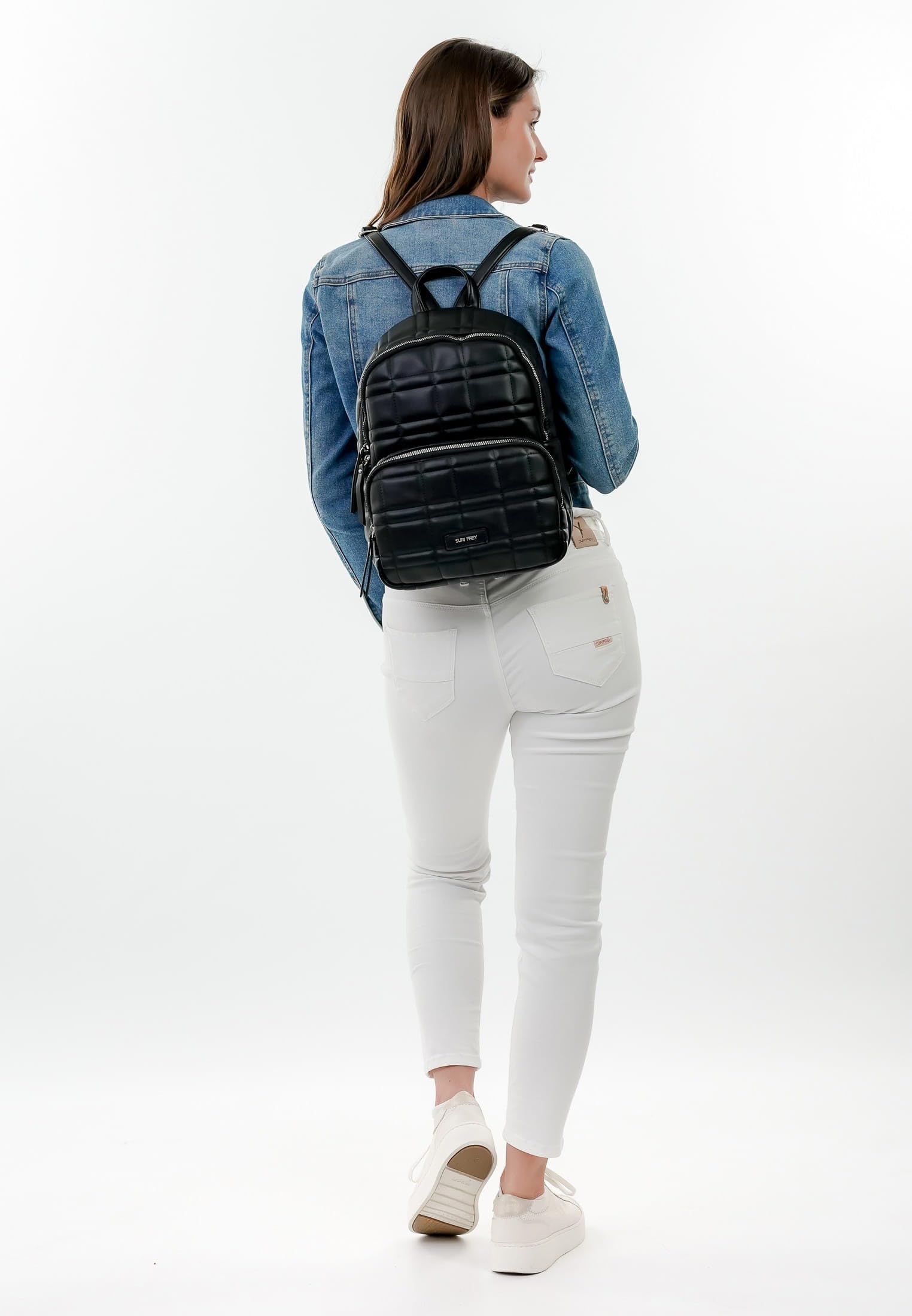 SURI FREY Hilary 13965 Rucksack Schwarz vegan
