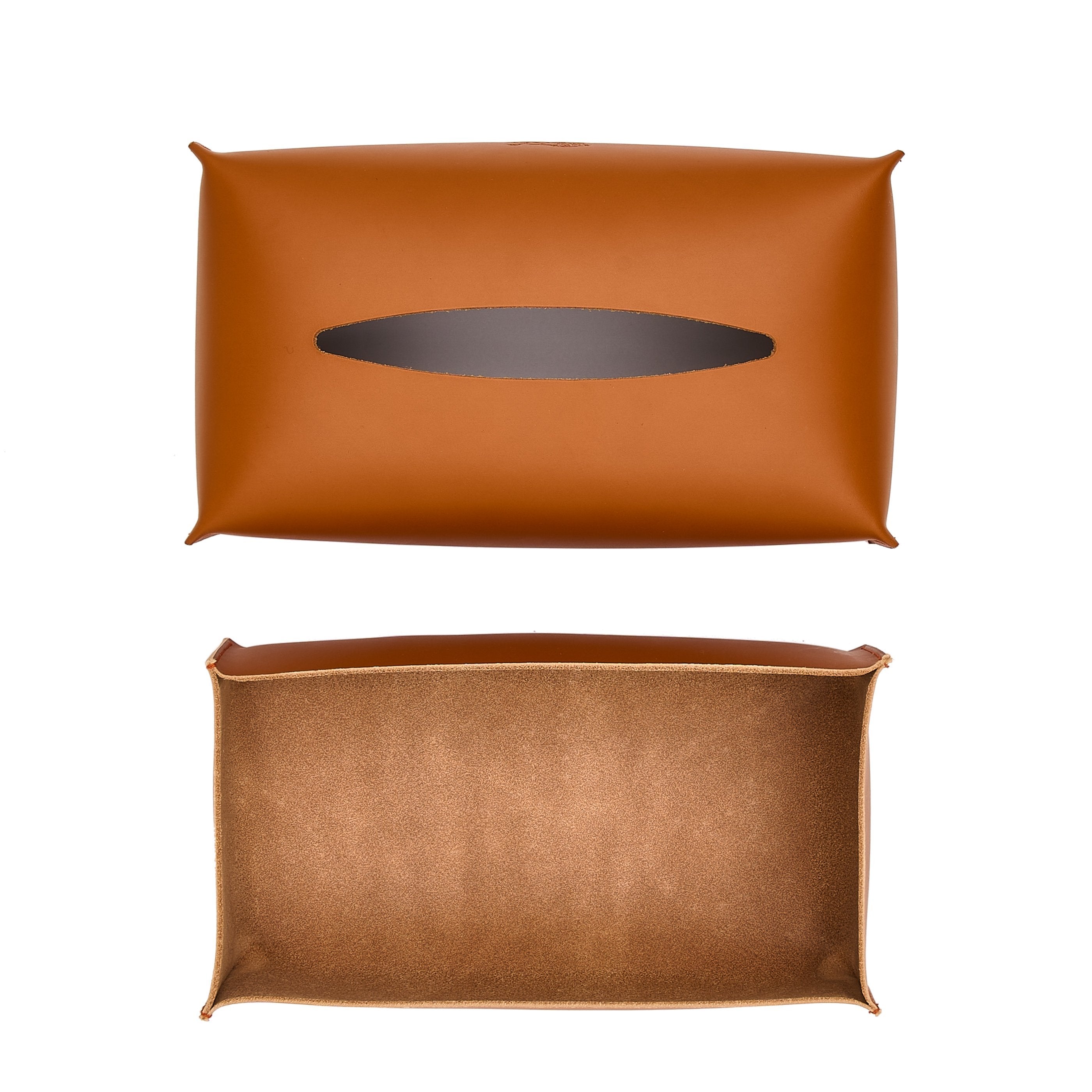 Il Bisonte Home Taschentuchbox Vollleder Caramel