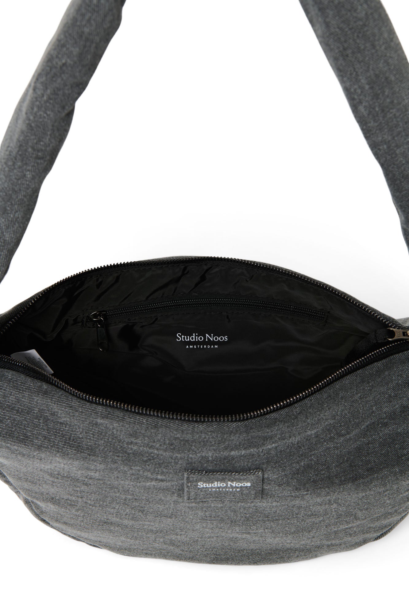 Studio Noos Denim Mini Crossbody Umhängetasche Grau Denim