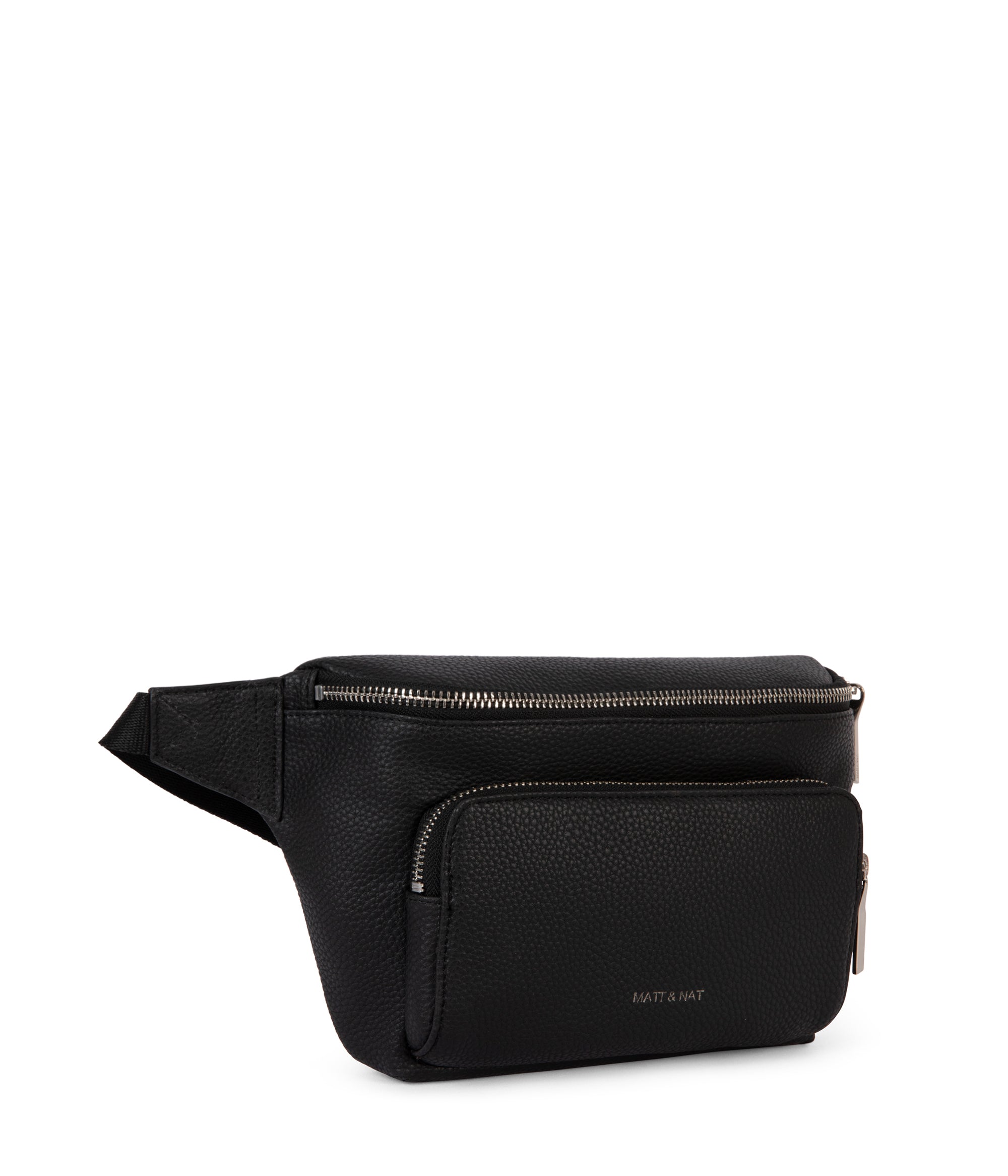 Matt & Nat Grain Kora Gürteltasche Schwarz vegan