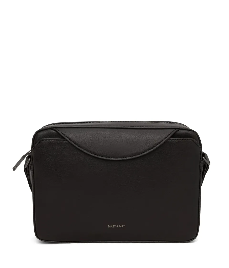 Matt & Nat Bridge Crossbody Tasche schwarz vegane Tasche