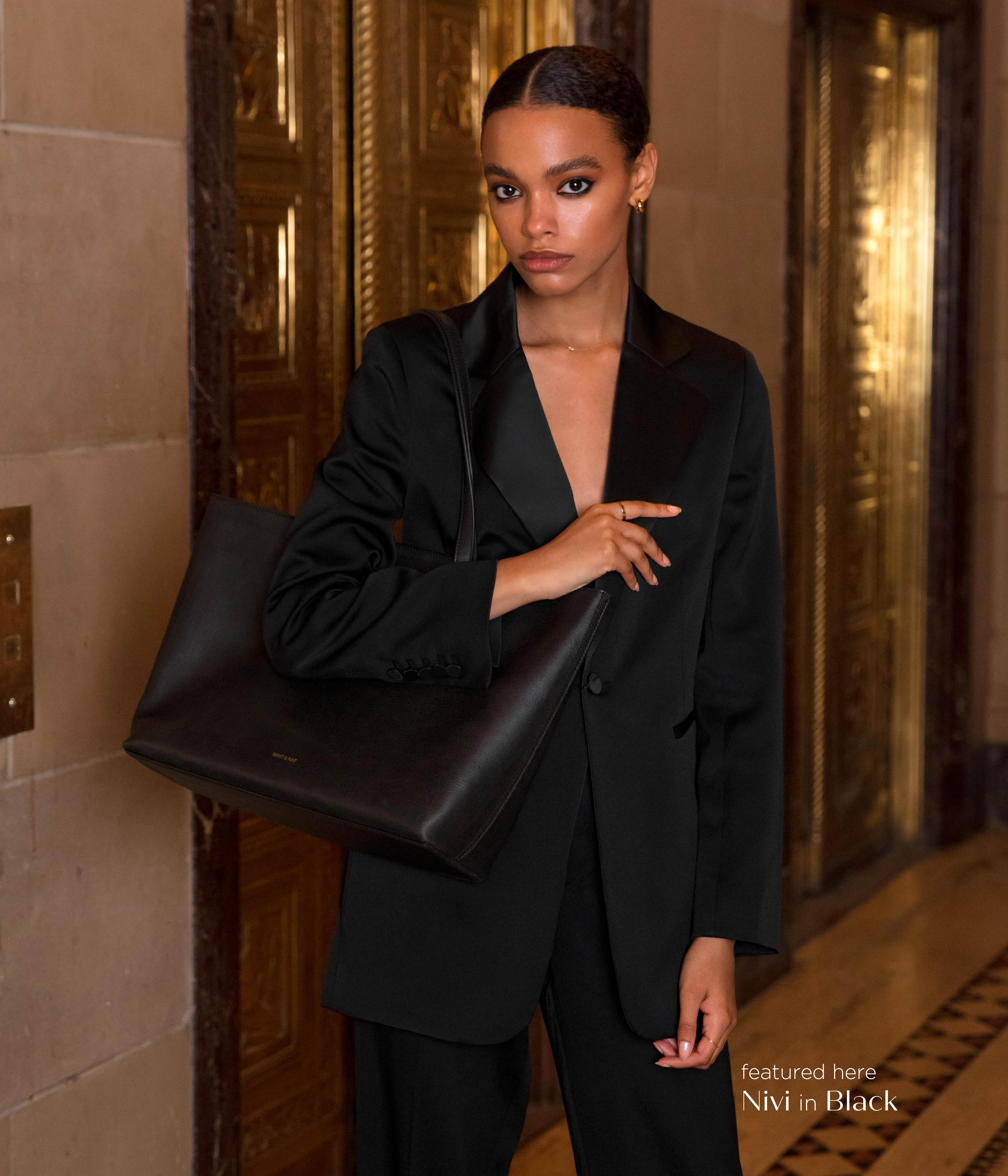 Matt & Nat Vintage Nivi Tote Shopper vegan mit Beutel