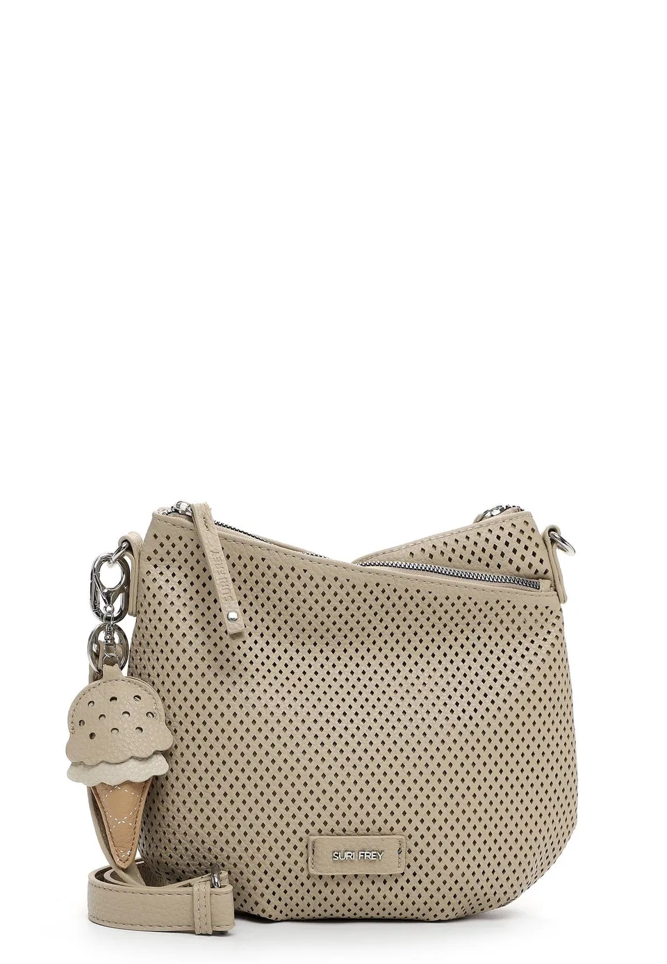 SURI FREY SFY Cilly Umhängetasche Beige 2 Fächer