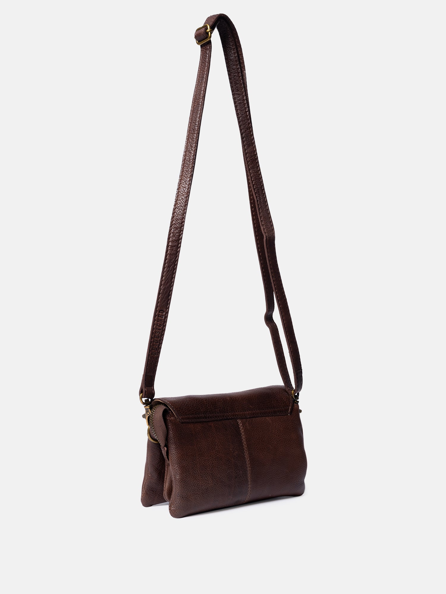 RE:DESIGNED Claire Urban Clutch Woodsmoke Leder