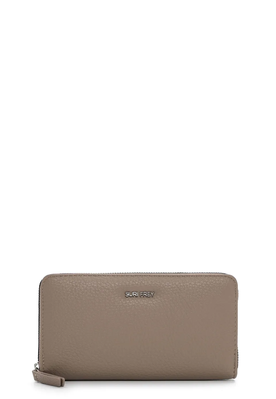 SURI FREY SFY Tiffy Zip Around Wallet Geldbörse Taupe 15 Kartenfächer