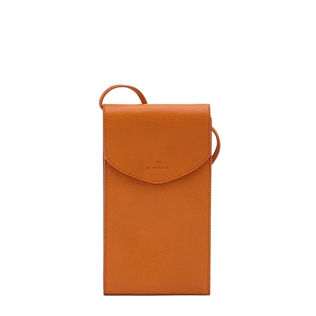 Il Bisonte Bigallo Handytasche Karamell Vollleder